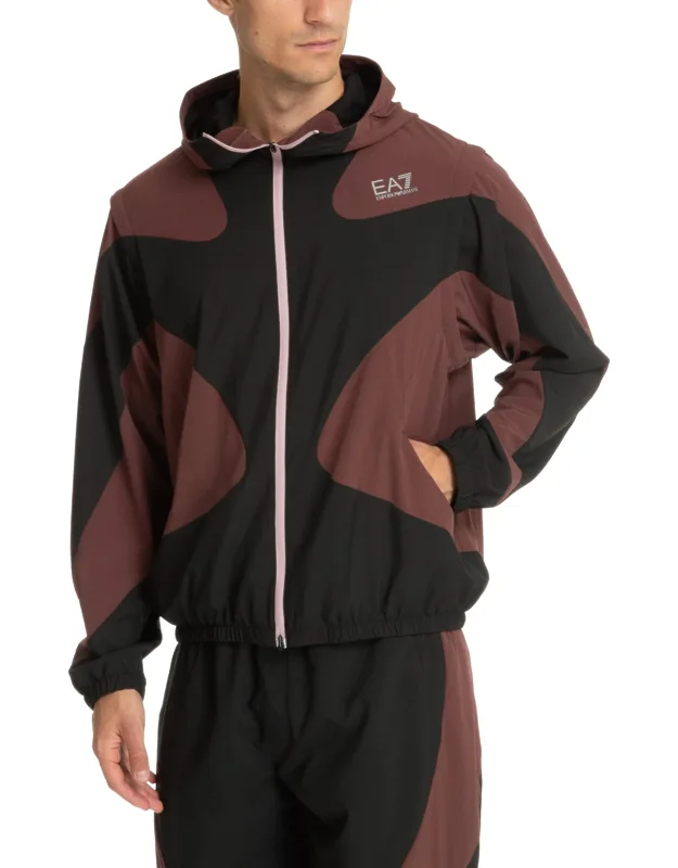 Jacket With Hood And Logo