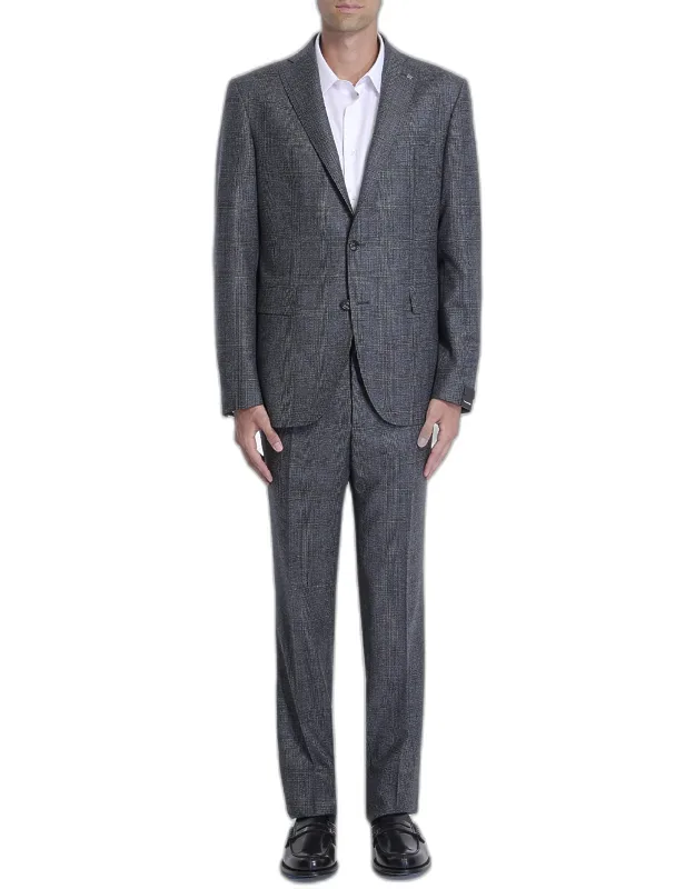 Two-piece Suit In Virgin Wool