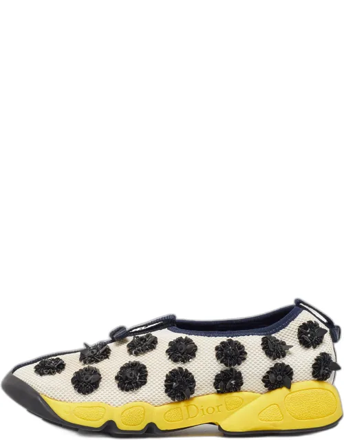 Mesh Sequins Beads Embellished Fusion Sneakers