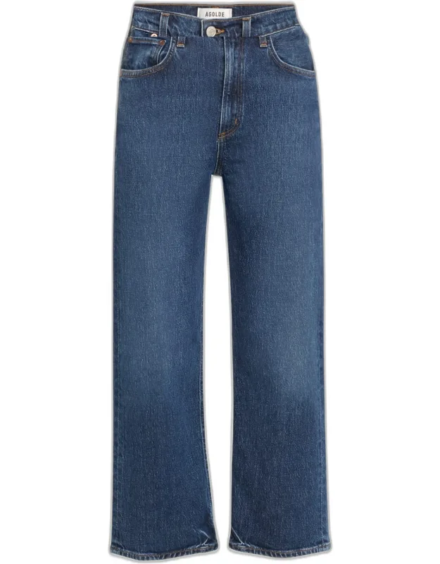 Wide Cropped Jeans