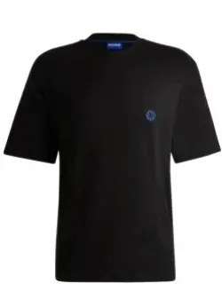 Cotton-jersey T-shirt With Happy Logo