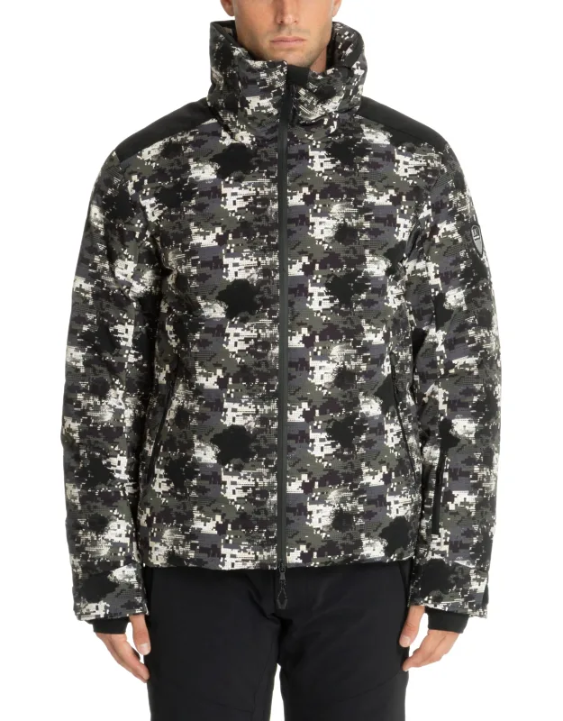 Stratum 7 Ski Jacket, Concealed Hood, Zip Closure