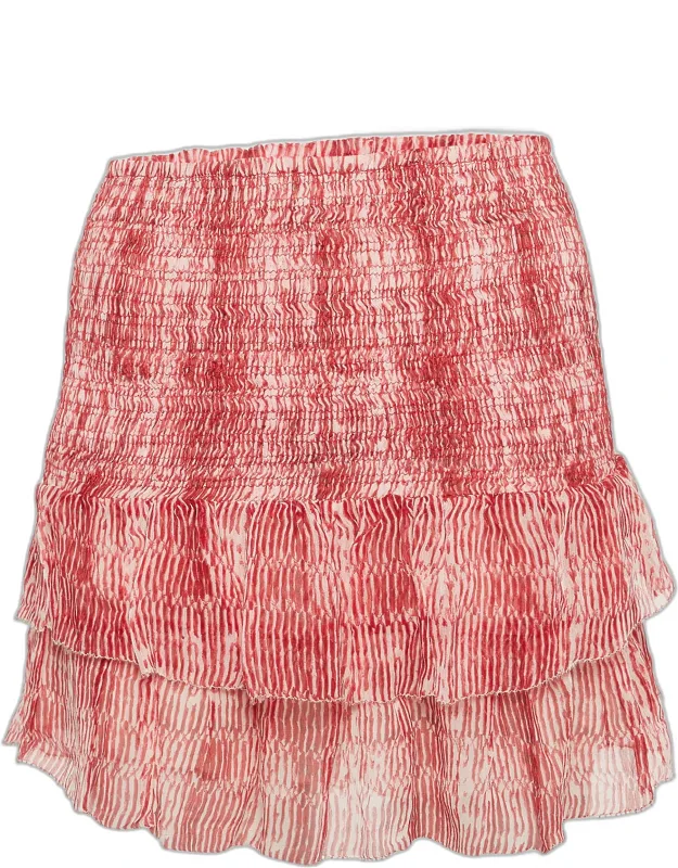 Smocked Mini Skirt