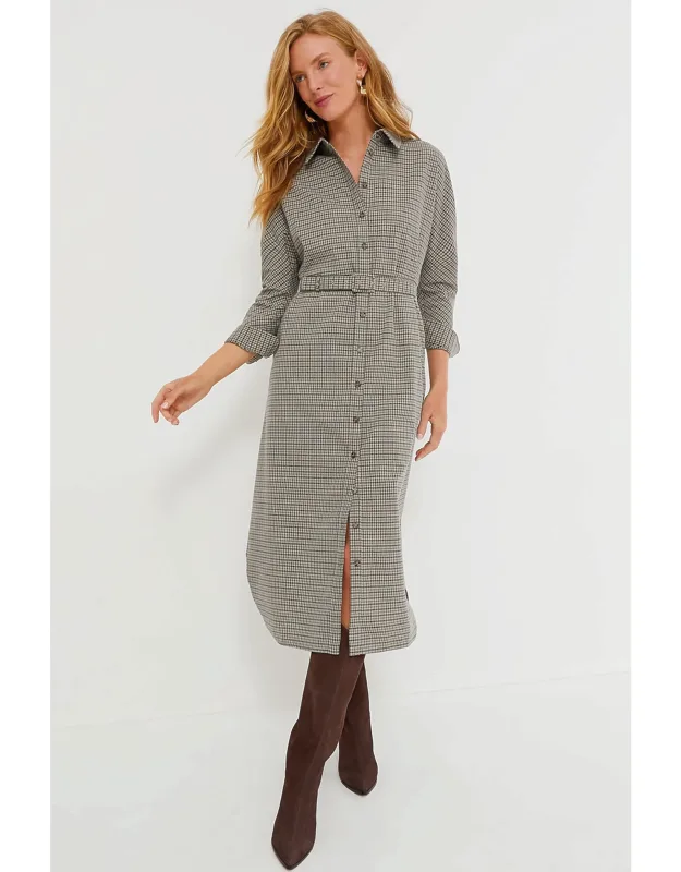 Sycamore Check Belted Dress