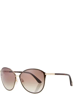 Penelope Metal Butterfly Sunglasses