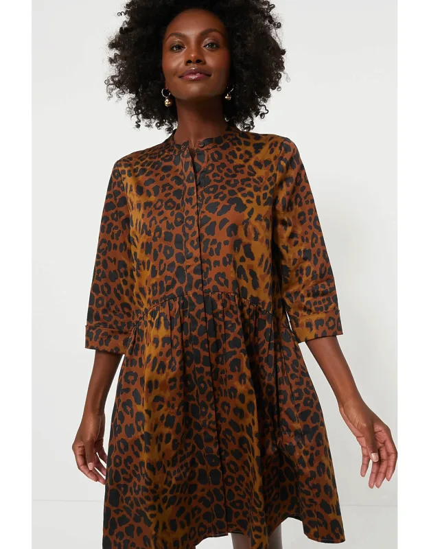 Leopard Royal Shirt Dress