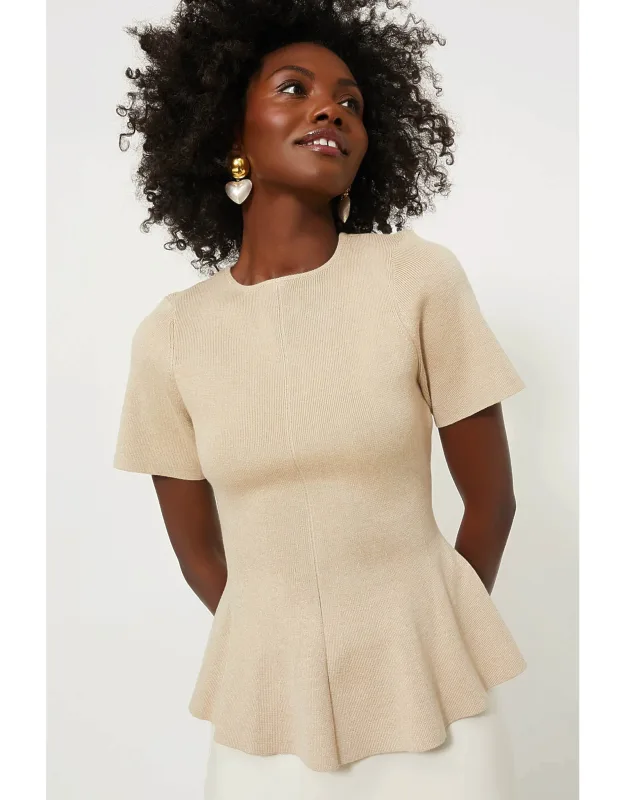 Knit Peplum Sweater