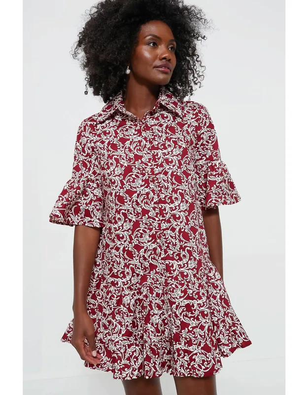 Vines Shirt Dress