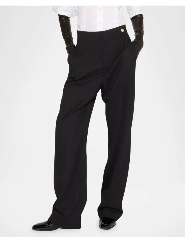 Straight-leg Tropical Suiting Pants