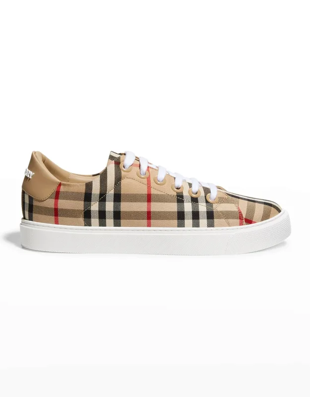 New Albridge Check Low-top Sneakers