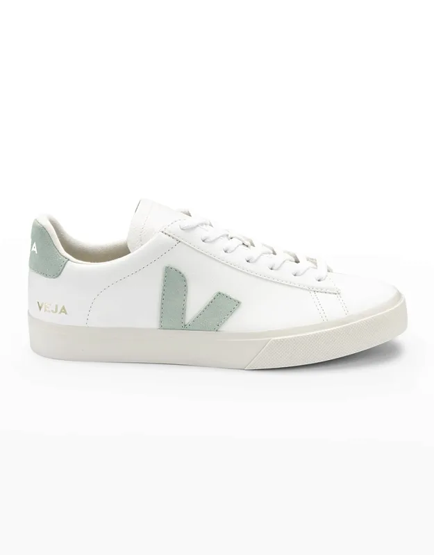 Campo Leather Low-top Sneakers Calf Leather, Flat Heel