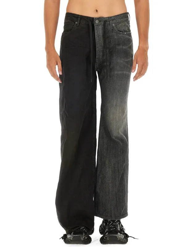 Fifty-fifty Jeans Large Fit Made In Italy