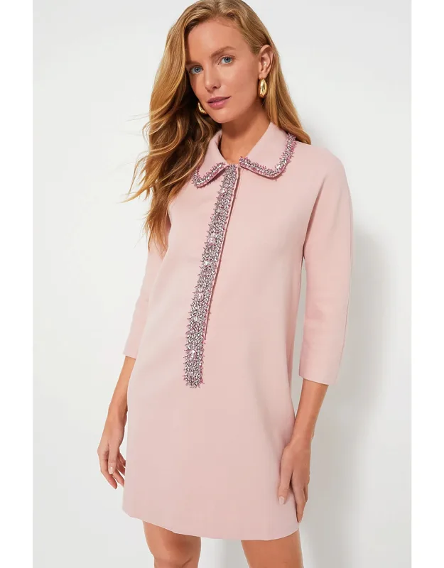Powder Pink Embellished Dress