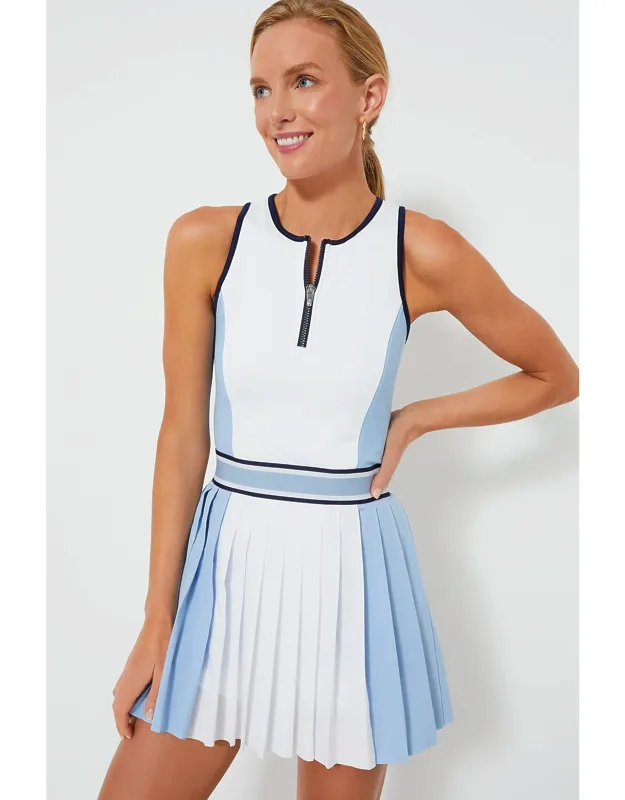 Wolf Color Block Leo Dress