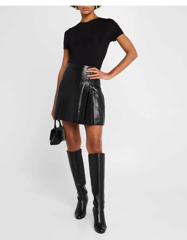 Pleated Mini Dress