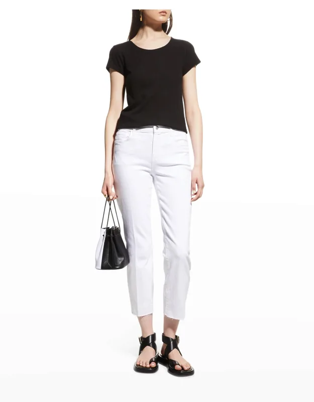Slim Straight-leg Cropped Jeans