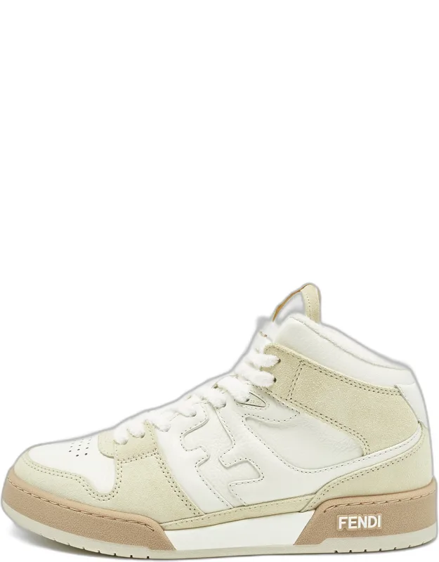 Nubuck And Leather Match Sneakers