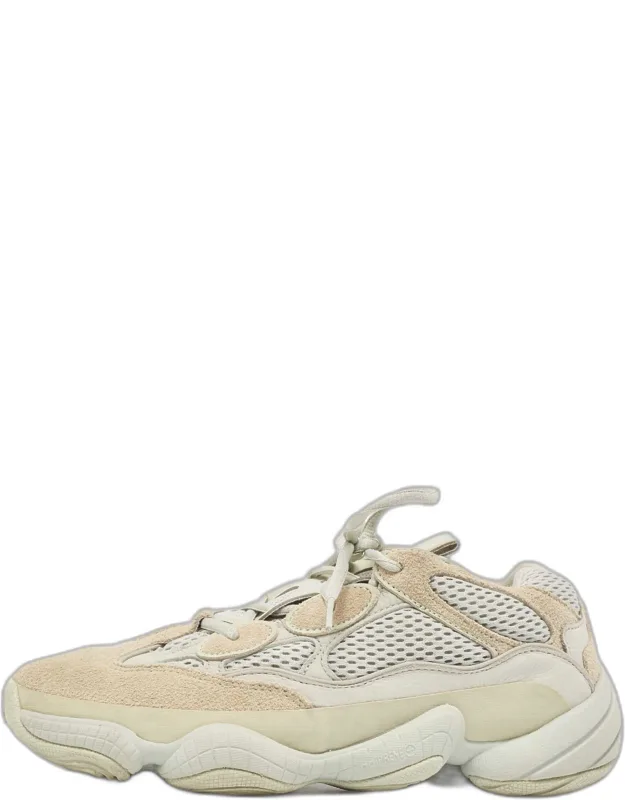 Mint Green Mesh And Suede Yeezy 500 Salt Sneakers