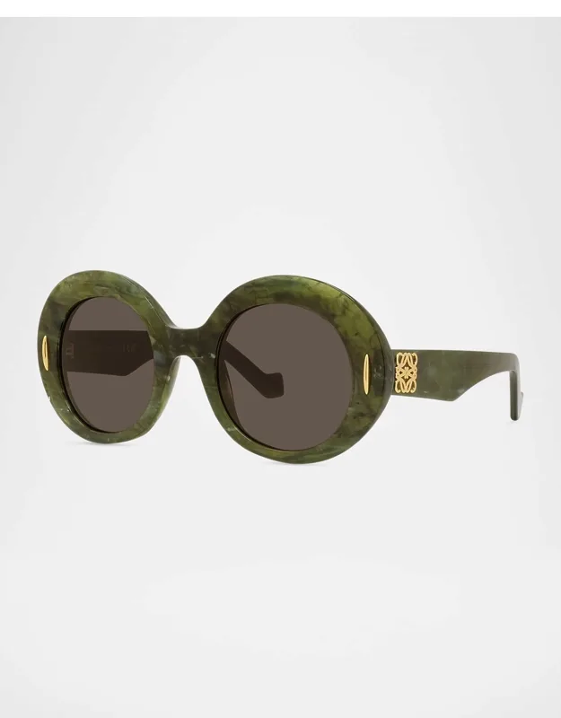 Oval Acetate Sunglasses