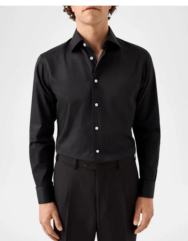 Elevated Twill Contemporary-fit Dress Shirt