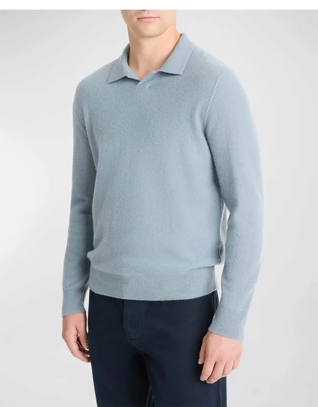 Boiled Cashmere Polo Shirt