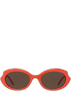 Round Slim Acetate Sunglass