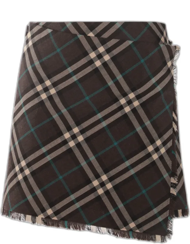 Multicolor Wool Skirt