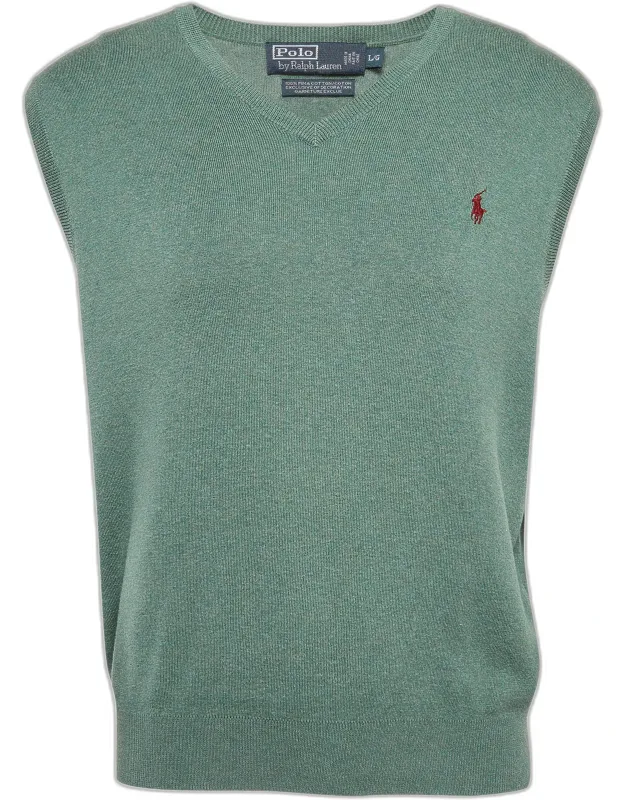 Cotton Knit Sleeveless T-shirt
