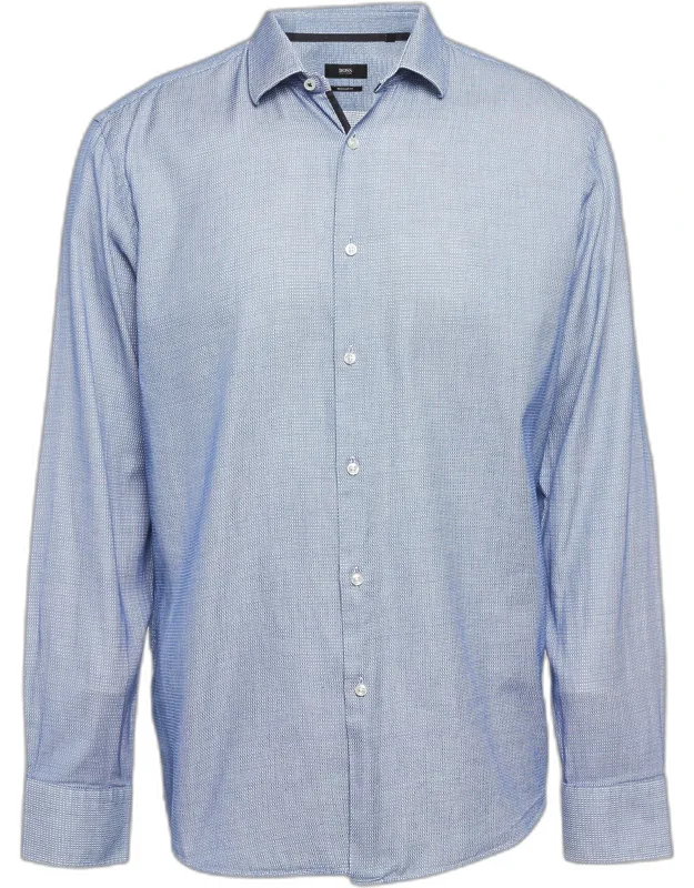 Patterned Cotton Button Up Shirt