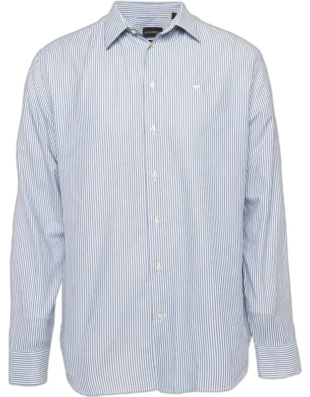 Pinstripe Cotton Modern Fit Shirt