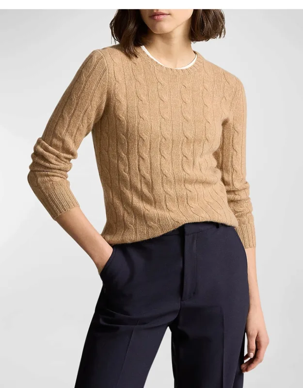 Julianna Cable-knit Cashmere Sweater