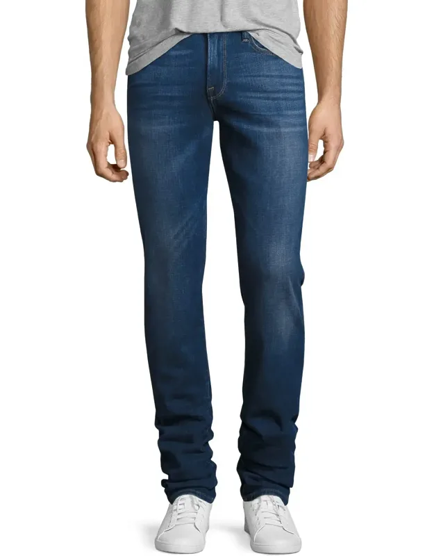 L'homme Slim Jeans With Whiskering And Fading