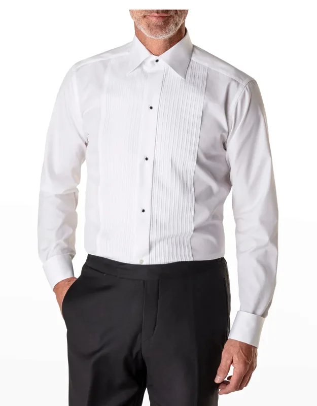 Slim-fit Pleated Bib Formal Shirt