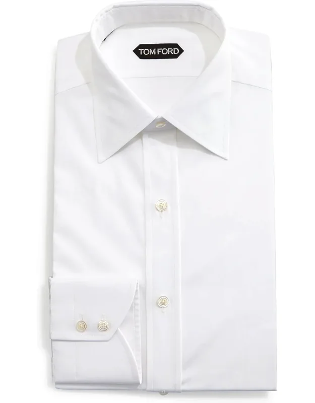 Barrel-cuff Dress Shirt