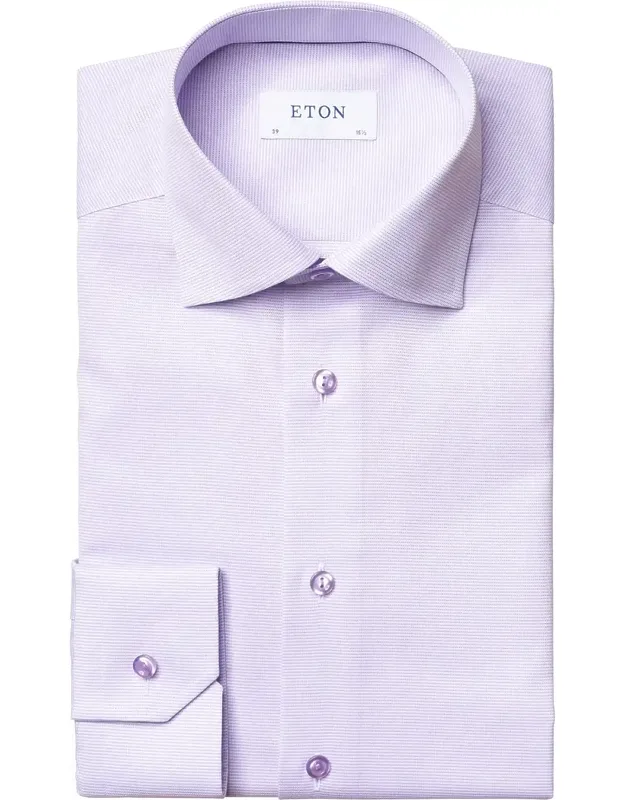 Contemporary-fit Houndstooth Dress Shirt