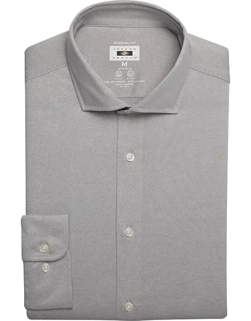 Modern Fit Performance Knit Twill Dress Shirt