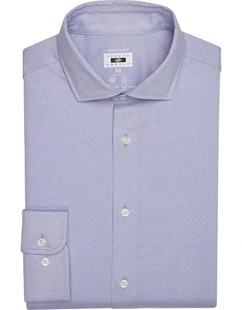 Modern Fit Performance Knit Twill Dress Shirt