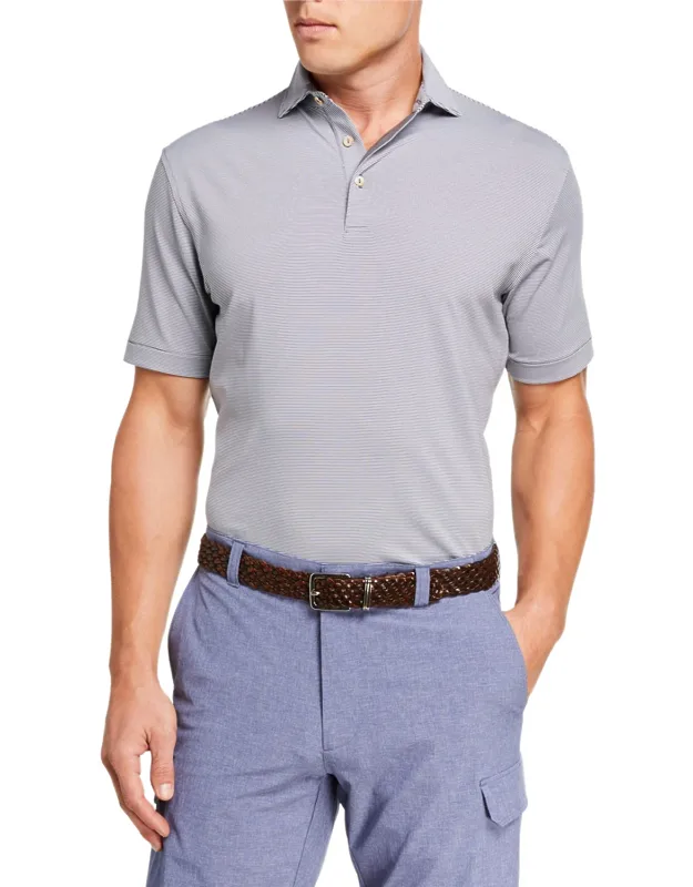 Jubilee Stripe Stretch-jersey Polo Shirt