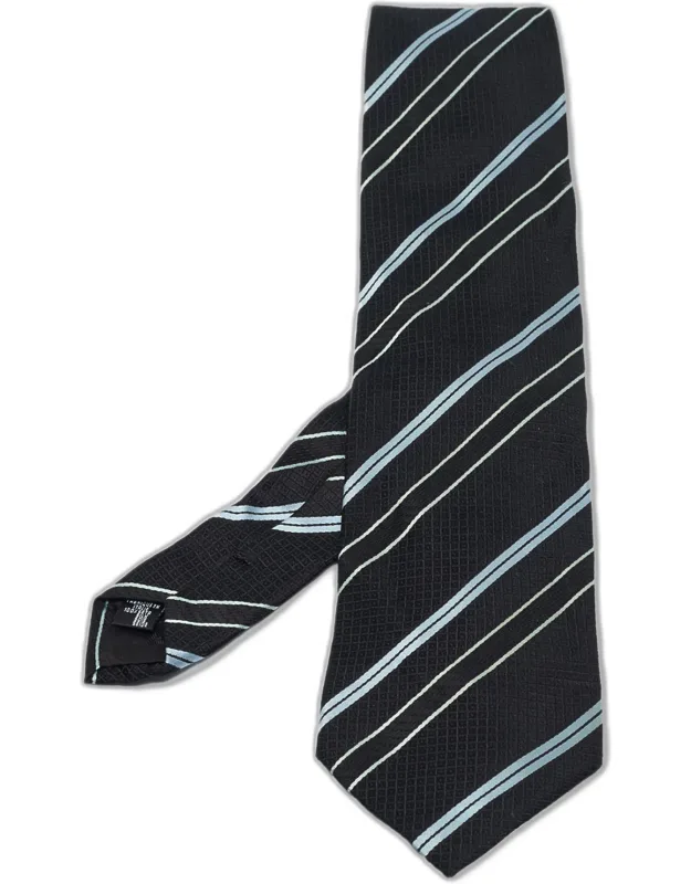 Striped Silk Traditional Tie