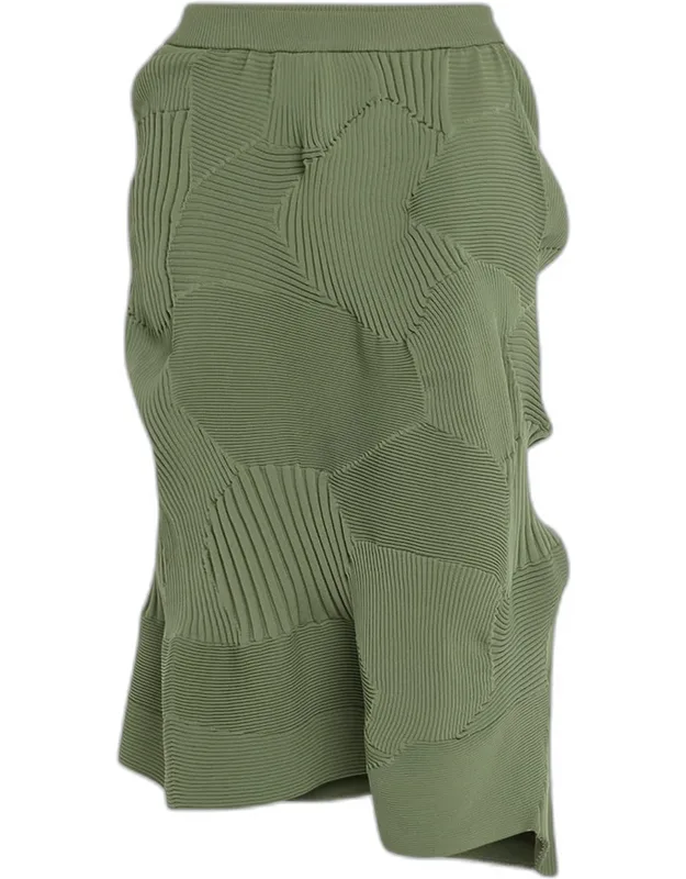 Textural Ribbed Skirt