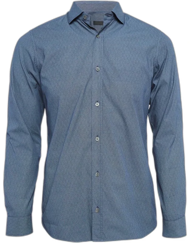 Printed Cotton Button Front Shirt
