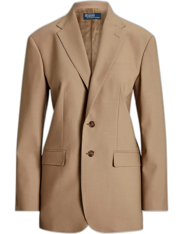 Wool-blend Blazer