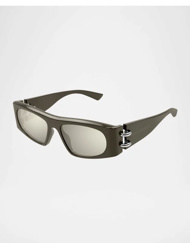 Am0471sm Acetate Rectangle Sunglasses With 100% Uva/uvb Protection