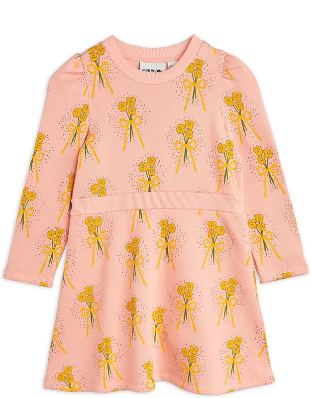 Winter Flowers Sweat Dress