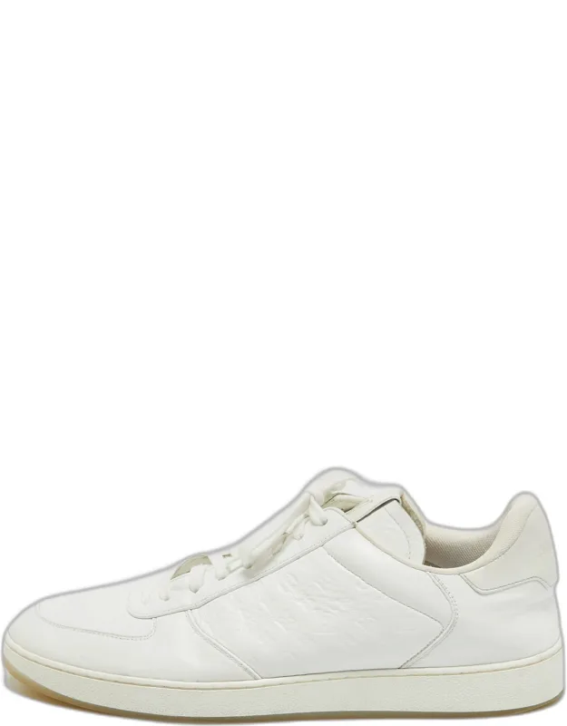 Leather Rivoli Lace Up Sneakers