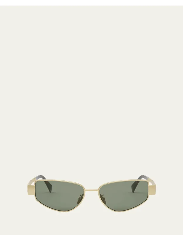 Triomphe Metal Cat-eye Sunglasses