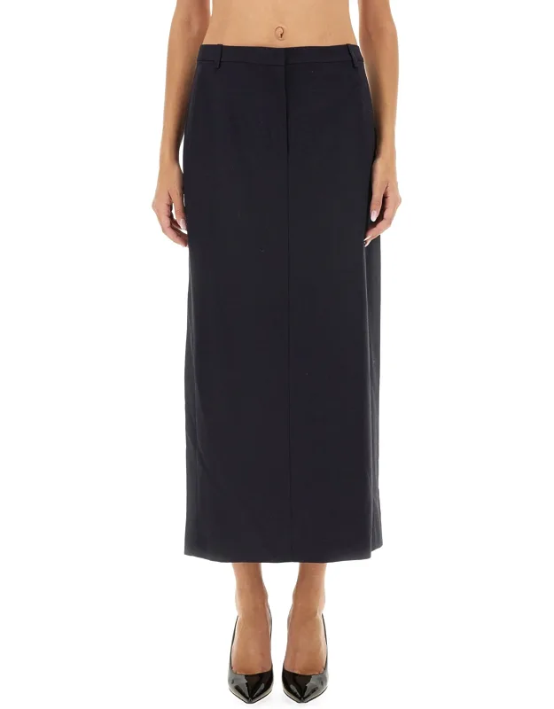 Theory Midi Skirt, Made In Vietnam