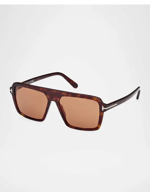 Vincent Acetate Rectangle Sunglasses