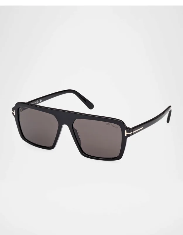 Vincent Acetate Rectangle Sunglasses