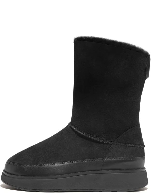 Short Double-faced Shearling Boots